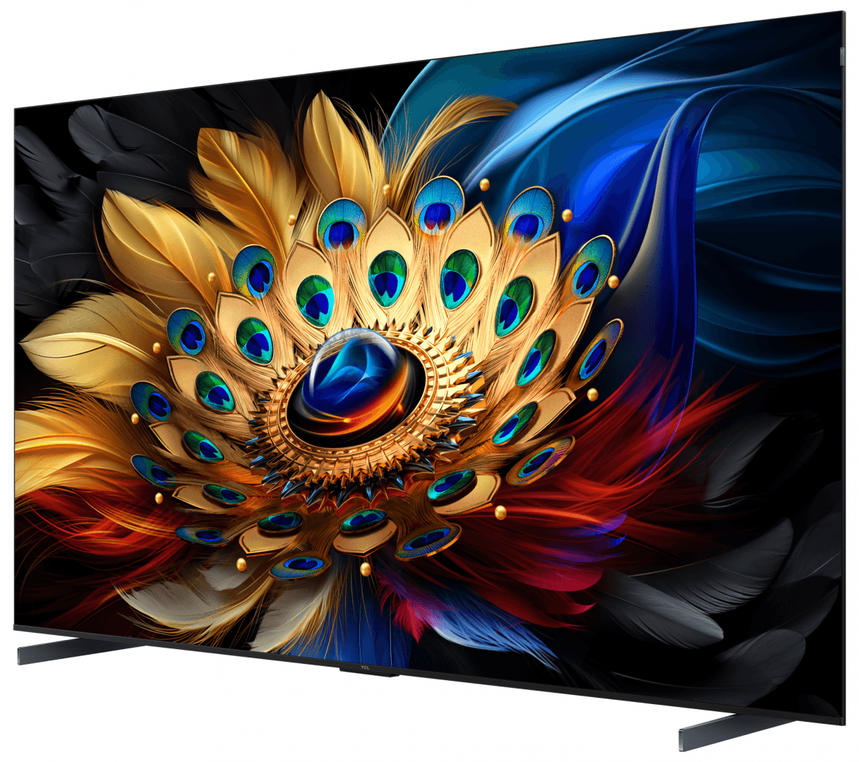 Televizor TCL QLED 98C655, 248 cm (98"), Smart TV, 4K, 100Hz, Clasa G, Negru — miniatură