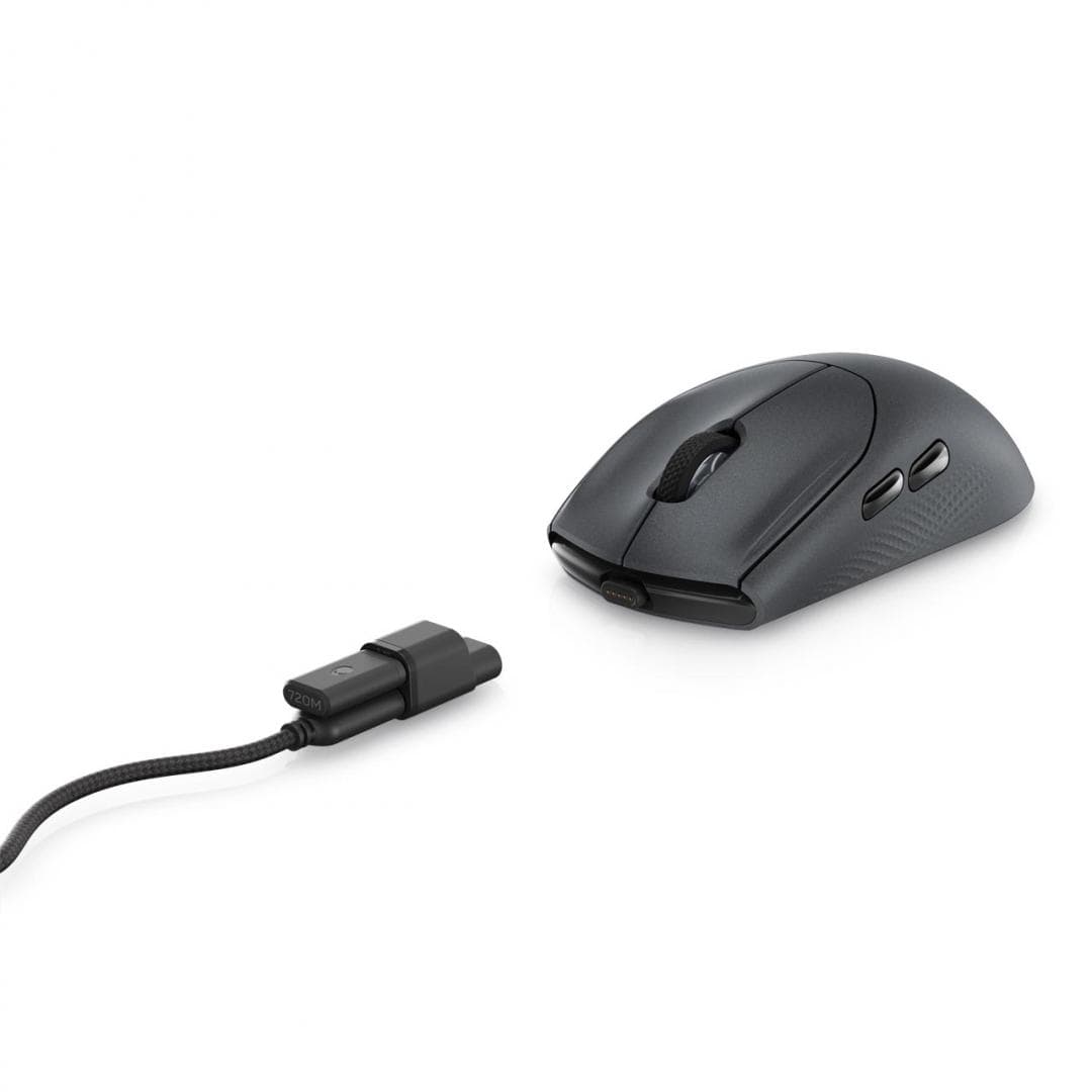 Mouse Gaming Wireless Alienware AW720M, 26000 dpi, Dark Side of the Moon — miniatură