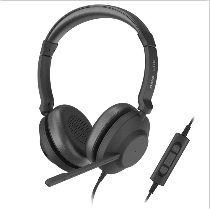 Casti Head-band AXTEL AXH-ONEUCD, Wired, Negru