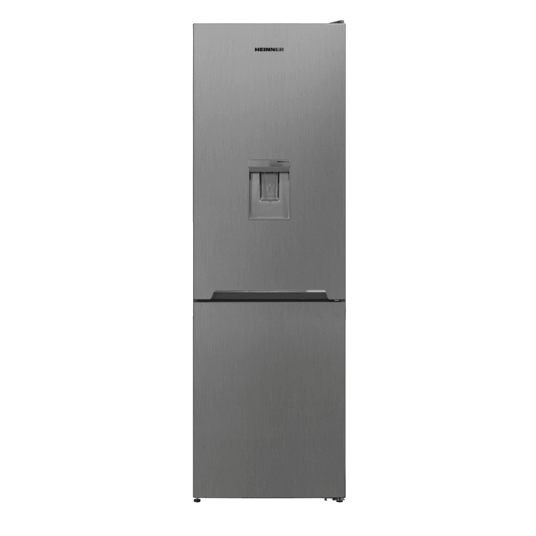 Combina frigorifica HEINNER HCNF-V291XWDE++, No Frost, 294 l, Clasa: E, Dozator apa, Aspect inox