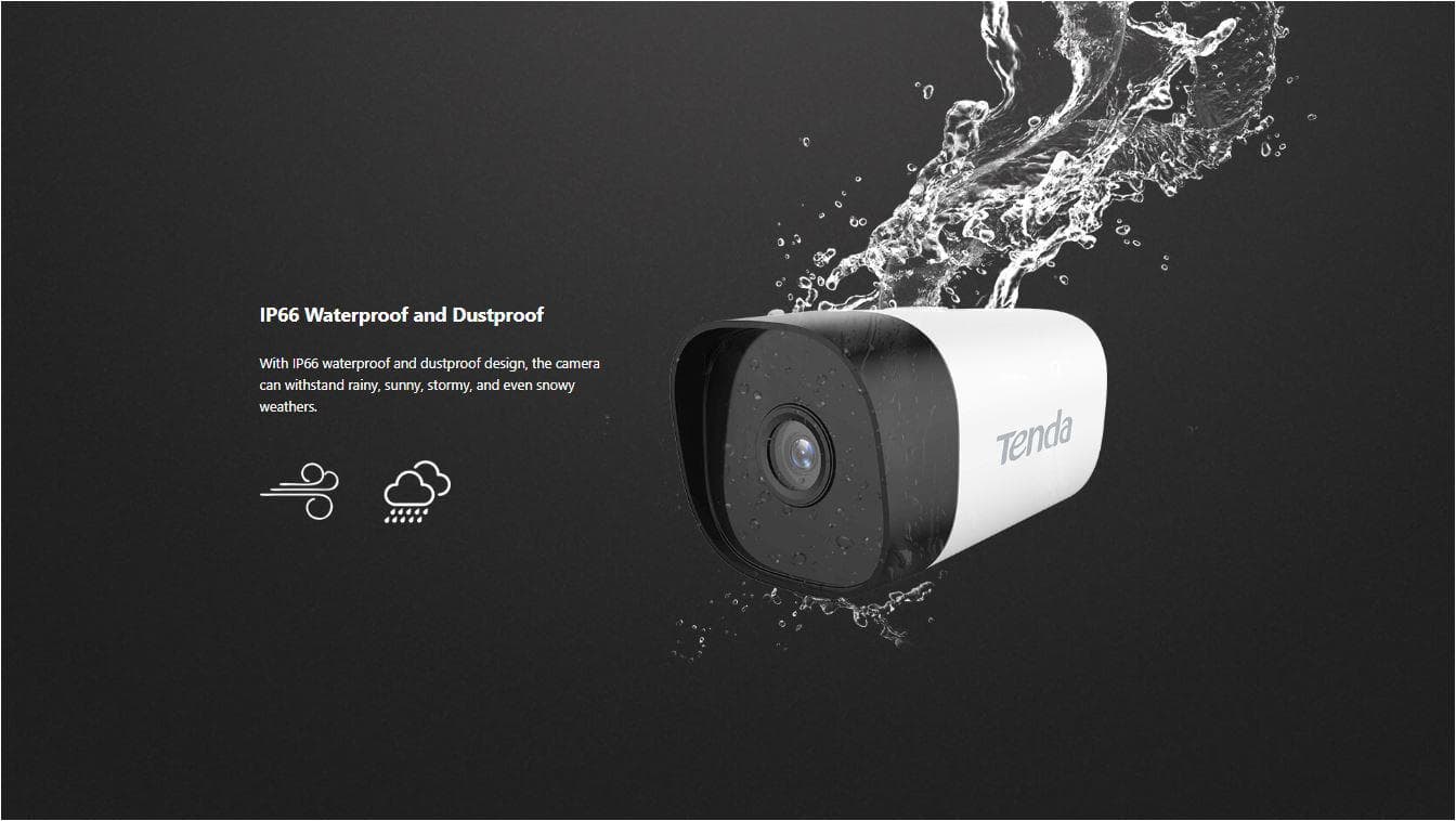 Tenda camera supraveghere IT7-PRS-4, POE, Bullet, Obiectiv: 4mm, F2.2, rezolutie 2560*1440, H.265/H.264, 3D digital noise reduction, 1 x RJ45 100M, Smart Alarm, Night Vision: 50m, rezistenta la apa IP66, microfon incorporat, Protocol retea: IPV4. — miniatură