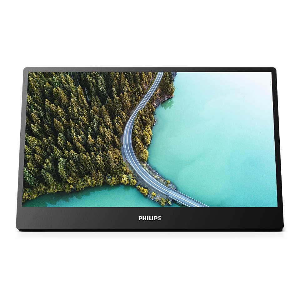 Monitor Consumer Philips 16B1P3302D/00, 15.6", 1920 x 1080 pixeli, Black