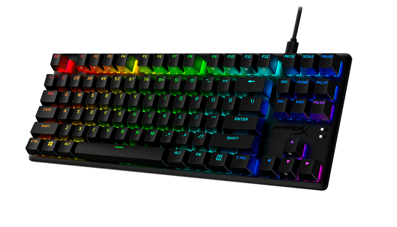 Tastatura Mecanica Gaming HyperX Alloy Origins Core PBT, RGB, USB, negru