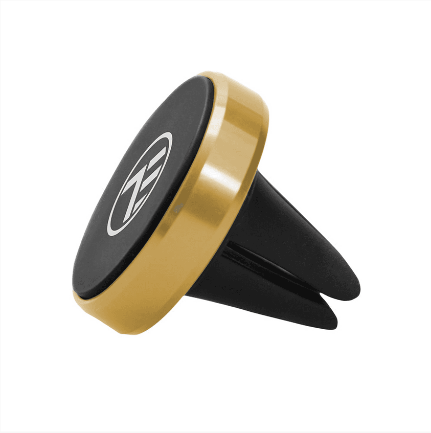 Suport magnetic masina pentru telefon Tellur, universal, auriu