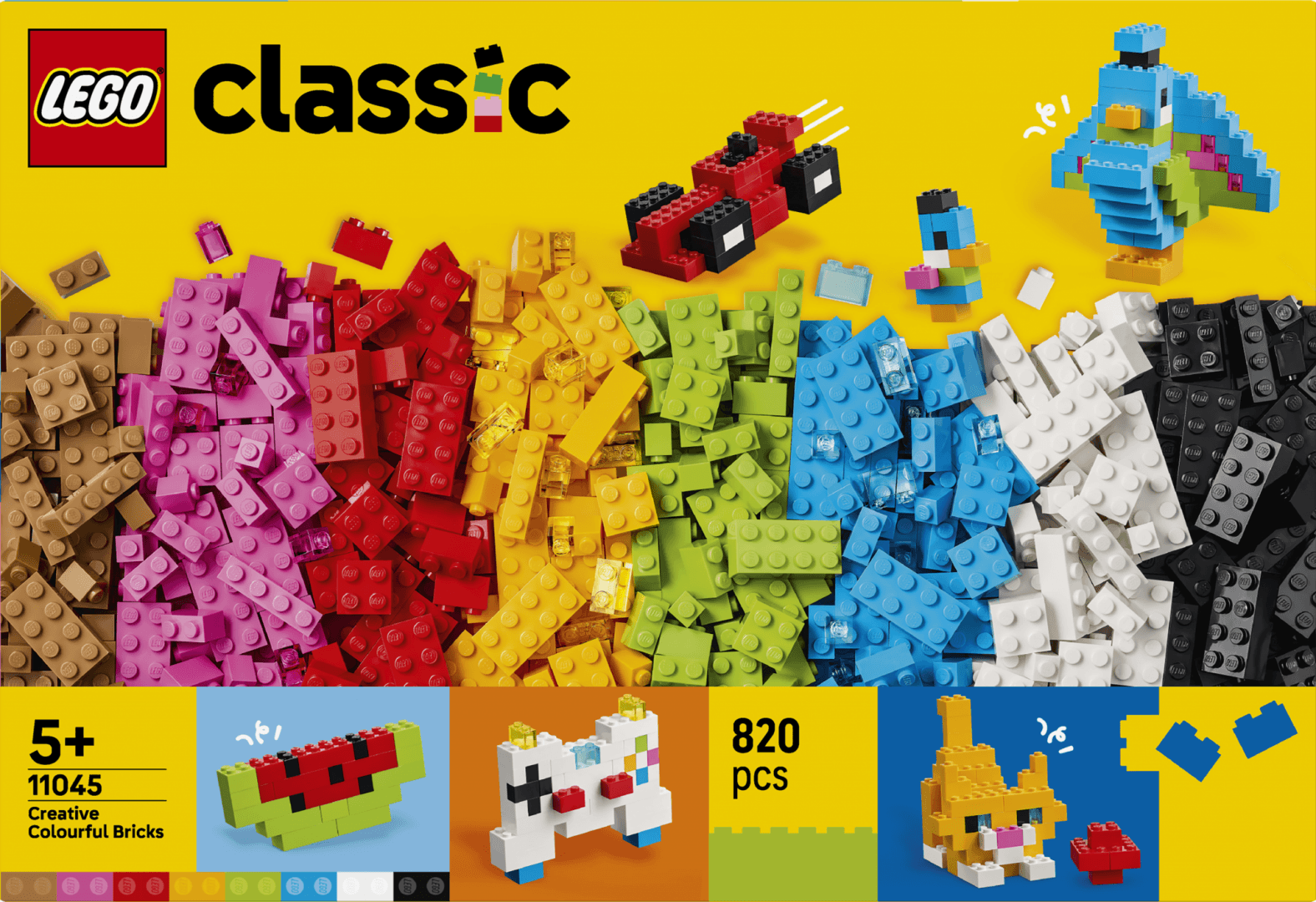 CARAMIZI CREATIVE IN CULORI LEGO11045 — miniatură