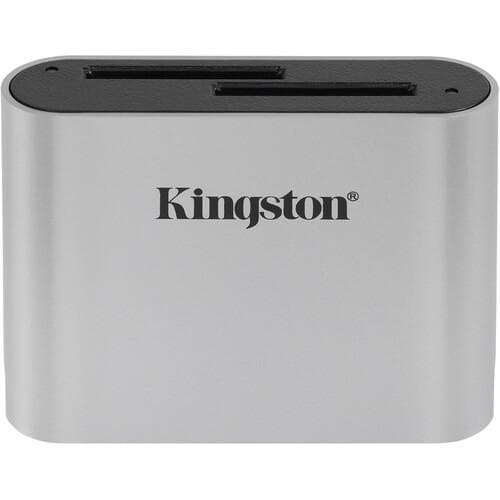 Card reader Kingston USB 3.2 Supported Cards: UHS-II SDcards/Backwards-compatible with UHS-I SD cards
