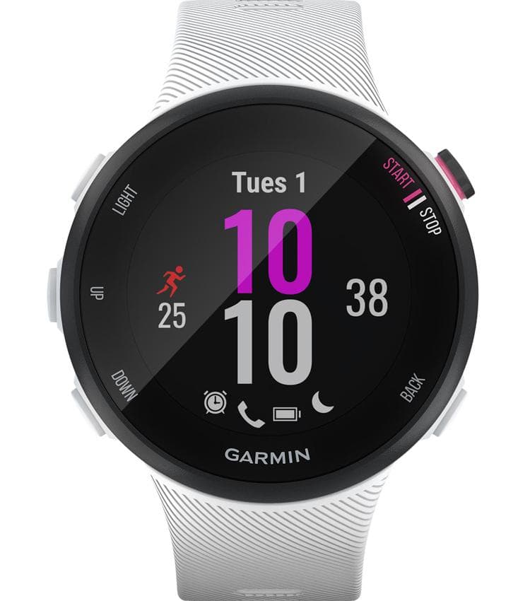 Ceas Smartwatch Garmin Forerunner 45, Small, White — miniatură