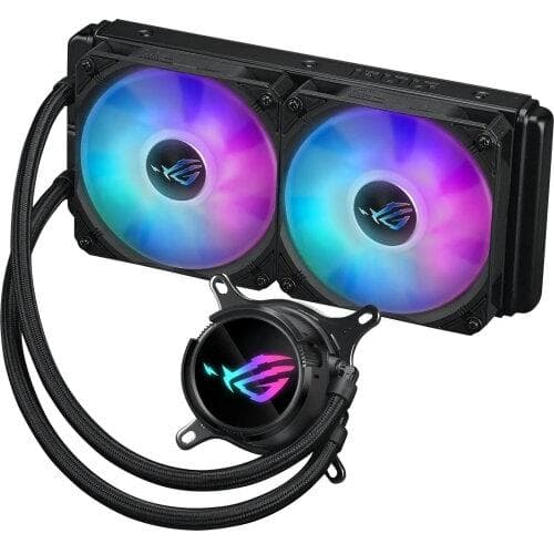 Cooler Procesor ASUS ROG Strix LC III 240 ARGB, Lichid, 12 cm, 2 ventilatoare, aRGB — miniatură