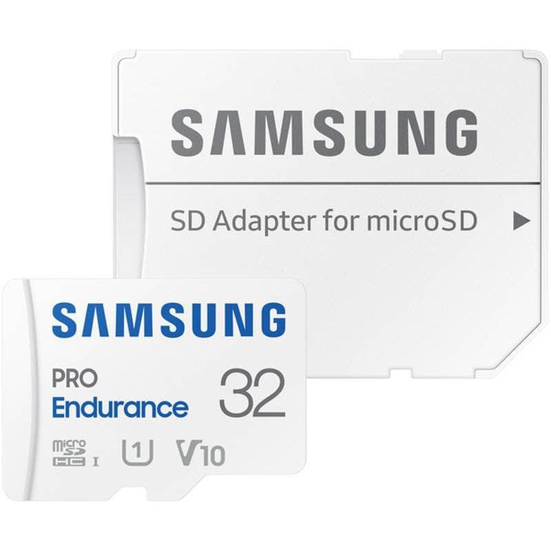 Card de Memorie MicroSDHC Samsung PRO Endurance (2022) UHS-1 Clasa 10 32GB + Adaptor SD — miniatură