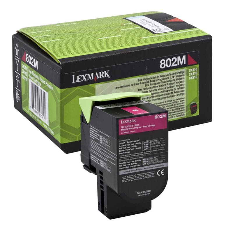 Toner LEXMARK 802M, Magenta