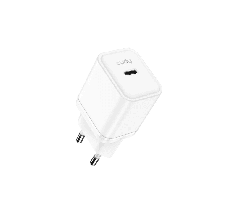 Incarcator retea CUDY CH20, 20 W, 1 port, Alb
