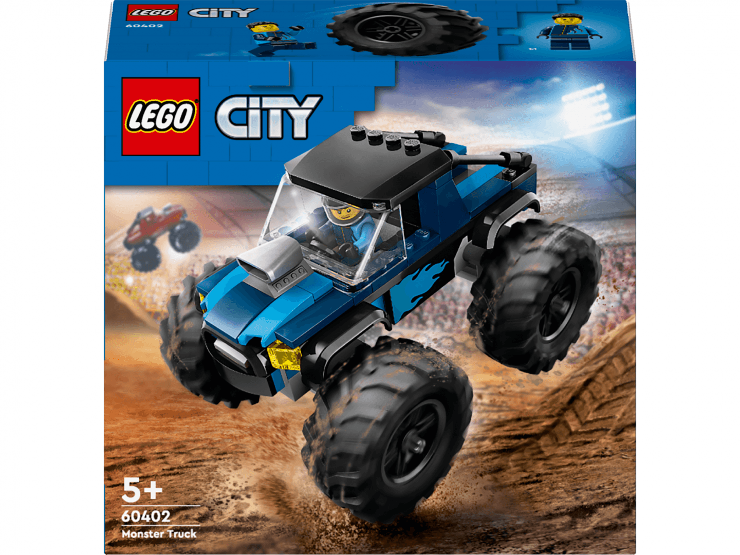 MONSTER TRUCK ALBASTRU, LEGO 60402 — miniatură