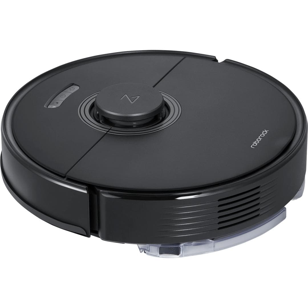 Robot de aspirare Roborock Q7Max, aspirator&mop, 58W, LiDAR, 4200 Pa, 4 senzori, 4 harti, mapare 3D, 5200mAh, recunoastere automata a camerei, recipient praf: 470ml, recipient apa 350ml, zone no-go si no-mop, 30 moduri de setare a volumului de apa, negru — miniatură