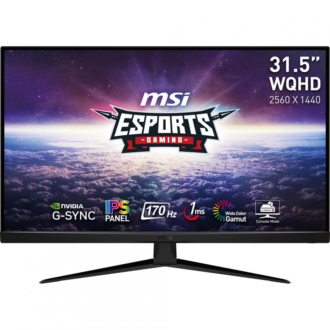 Monitor Consumer MSI G321Q, 31.5", 2560 x 1440 pixeli, Black — miniatură