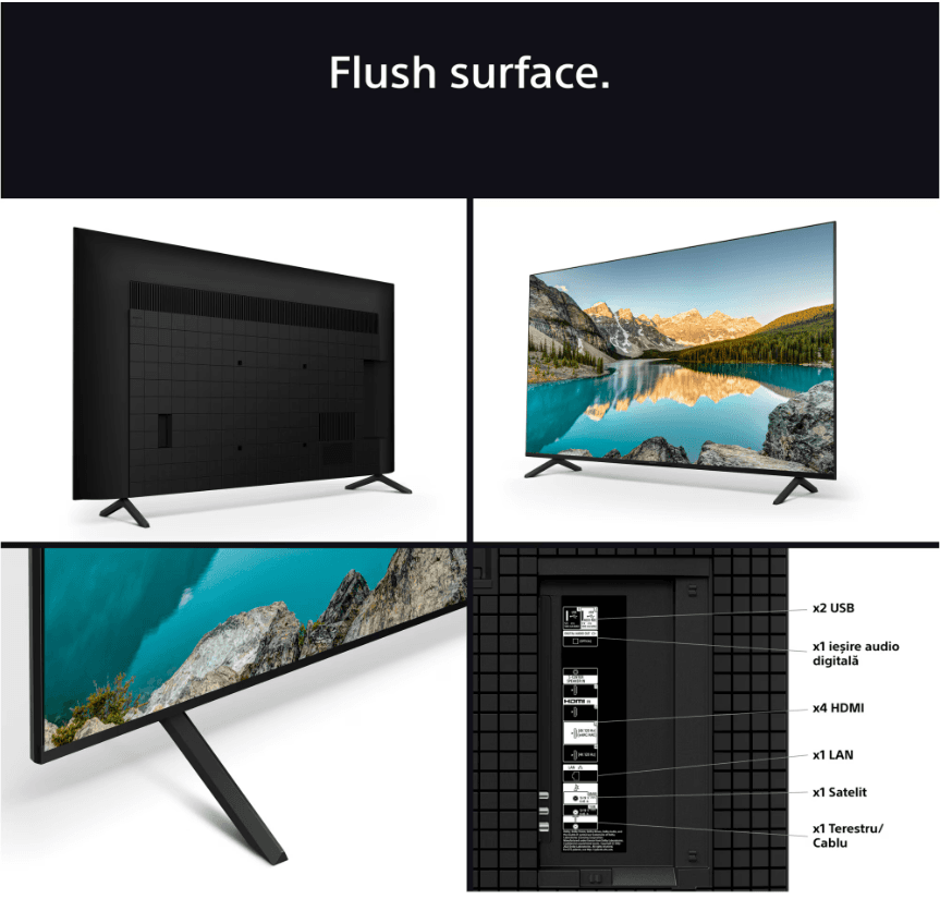 Televizor Sony BRAVIA 3 LED 75S35, 189 cm, Smart Google TV, 4K, Clasa E (Model 2025) — miniatură