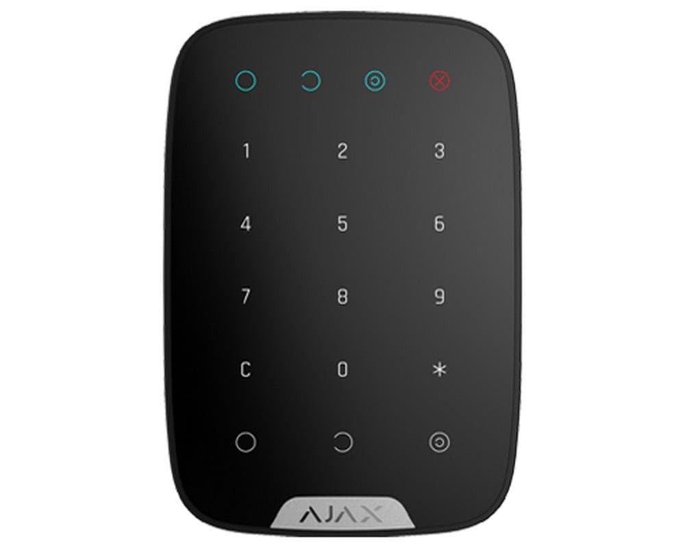 Tastatura wireless, negru - AJAX; Armarea / dezarmarea sistemului, setare facila prin aplicatia Android / iOS; Indicatii armare / dezarmare, protectie cod gresit, Duress code, coduri utilizator; Numar taste: 15 senzoriale; Frecventa operare: 868.0 - 868.6 MHz; Putere RF: autoajustabila max. 20 mW