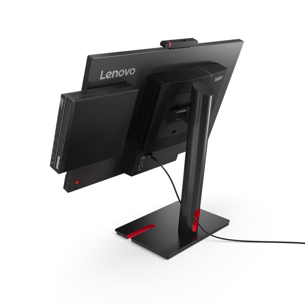 Desktop Business Lenovo ThinkCentre M70q Gen 5 cu procesor Intel Core i7 14700T pana la 5.2 GHz, 16 GB DDR5, 512GB SSD, UHD Graphics 770, Fara OS, Black — miniatură