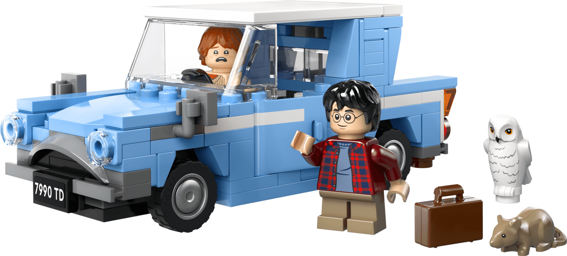 FORD ANGLIA ZBURATOR, LEGO 76424 — miniatură