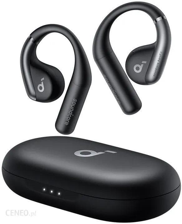 Casti Ear-hook Soundcore AeroFit, Wireless, Negru