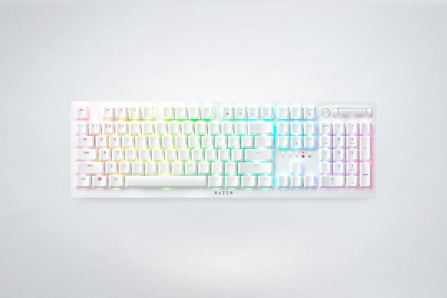 Tastatura RAZER DeathStalker V2 Pro, RGB, USB, Alb