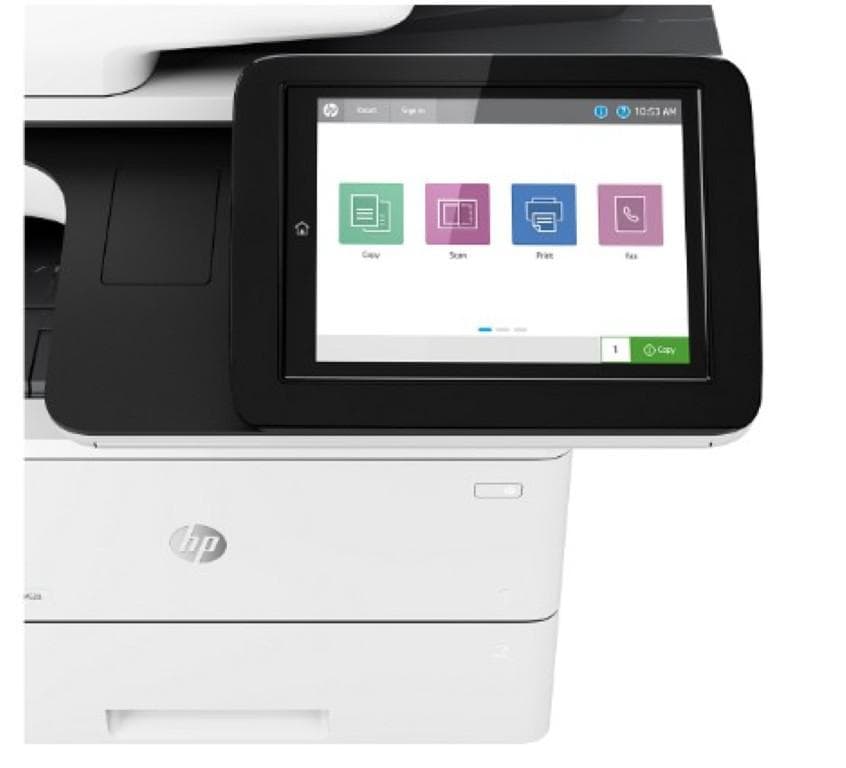Multifunctional laser HP LaserJet Enterprise MFP M528f, format A4, Monocrom, Duplex, USB + LAN + Wi-Fi — miniatură