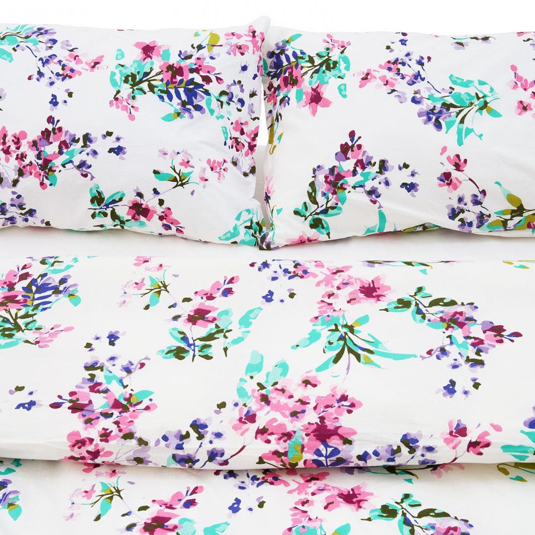 Set de pat king size bumbac,144TC,Sakura — miniatură