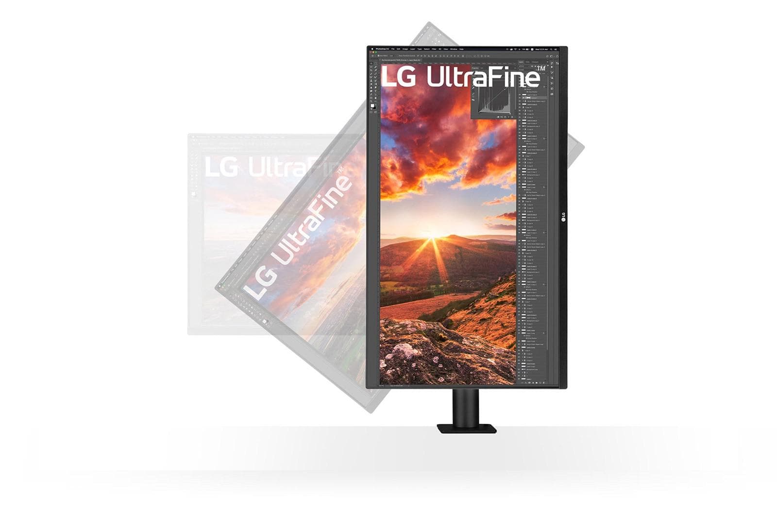Monitor Consumer LG 32UN880K, 31.5", 3840 x 2160 pixeli, Black — miniatură