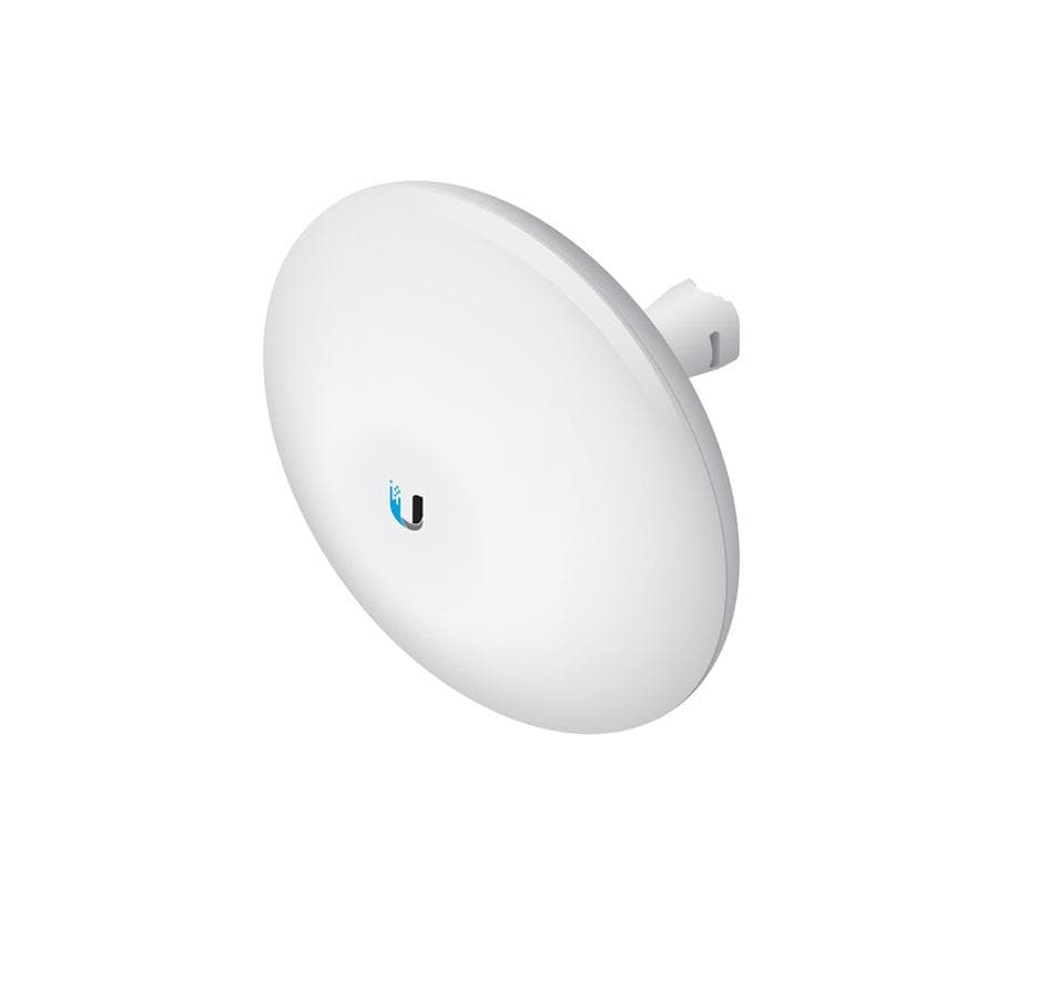 Ubiquiti 5GHz NanoBeam ac Gen2 CPE 19dBi, NBE-5AC-GEN2; Rata de transfer de date: 450  Mbit/s; 1* Ethernet LAN (RJ-45) cantitatea de porturi; Memorie internă: 128  Mega bites; Culoare produs: alb.