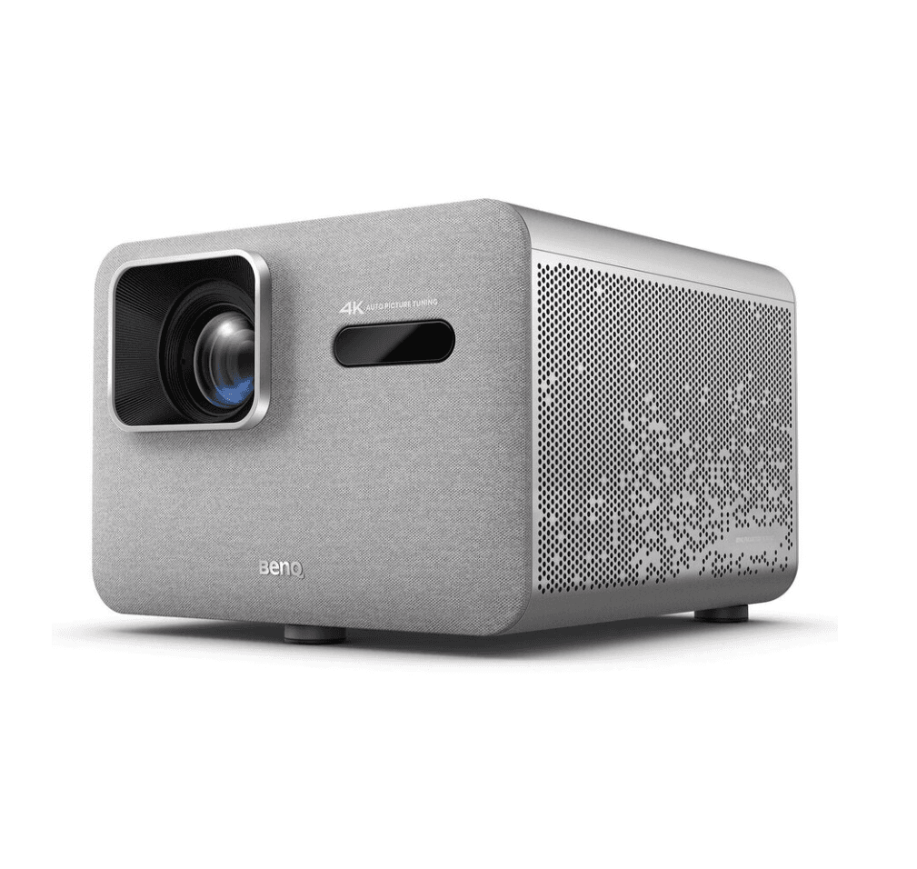 Videoproiector BenQ TK705i, 4K home cinema+ gaming, 3.000 lumeni, 16:9, 600.000:1, LED 20.000- 30.000 ore, zoom 1.3x, HDR10+, HLG, HDMI, USB tip A, USB tip C, Declansator c.c. 12V (mufă 3,5mm), boxa 8W, telecomanda cu baterii incluse, Smart Home, Google TV (Android 11) integrat, Bluetooth 5.2 — miniatură