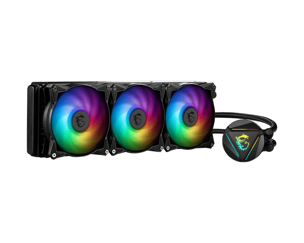 Cooler Procesor MSI MAG CORELIQUID 360R V2, Lichid, 12 cm, 3 ventilatoare, aRGB — miniatură