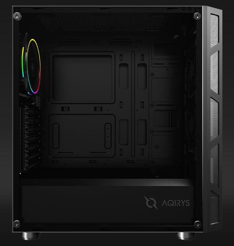 Carcasa AQIRYS ANTARES, RGB, Mid Tower, Black — miniatură