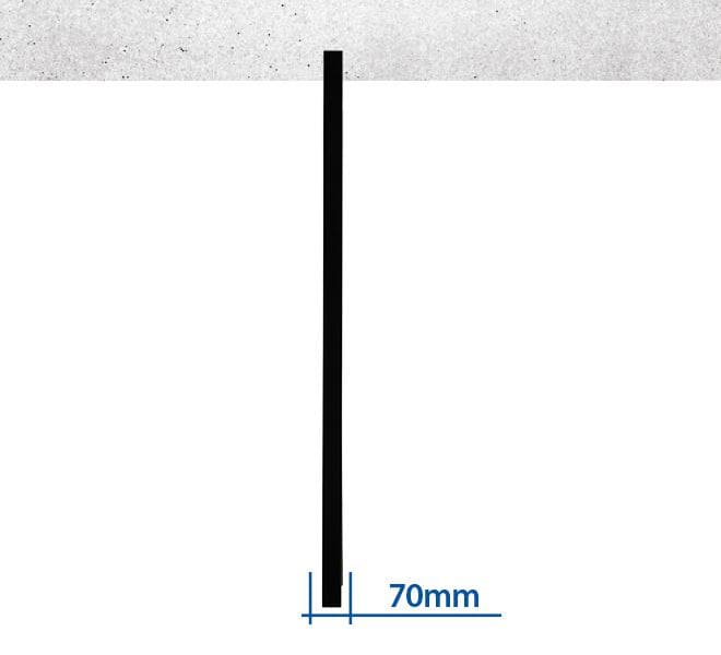 Suport tavan double sided B-Tech compatibil cu seria OM55N-D Samsung — miniatură