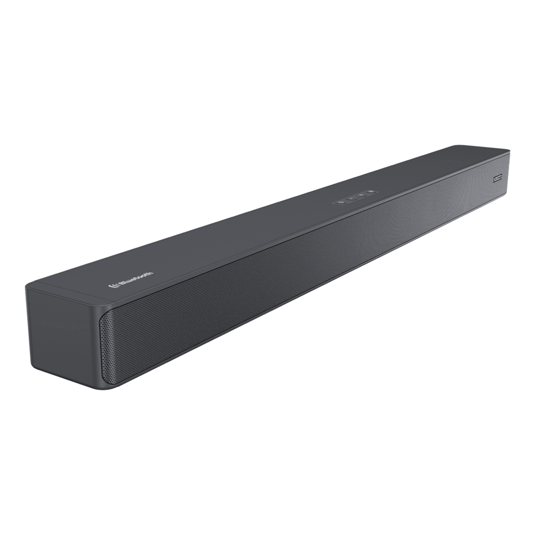 SOUNDBAR HORIZON HAV-S2030 / System 2.0 / Max Audio Power 60W (30W x2) / Digital Optical / AUX (3.5mm) / HDMI-ARC (CEC) / BT 5.4 / USB Playback / DOT-Matrix Display / Remote + Button Keys / Impedance: 4Ω x2 / Signal to Noise Ratio (SNR): 73dB / Wall-Mount Ready / Full Size / Titanium Dark Grey — miniatură