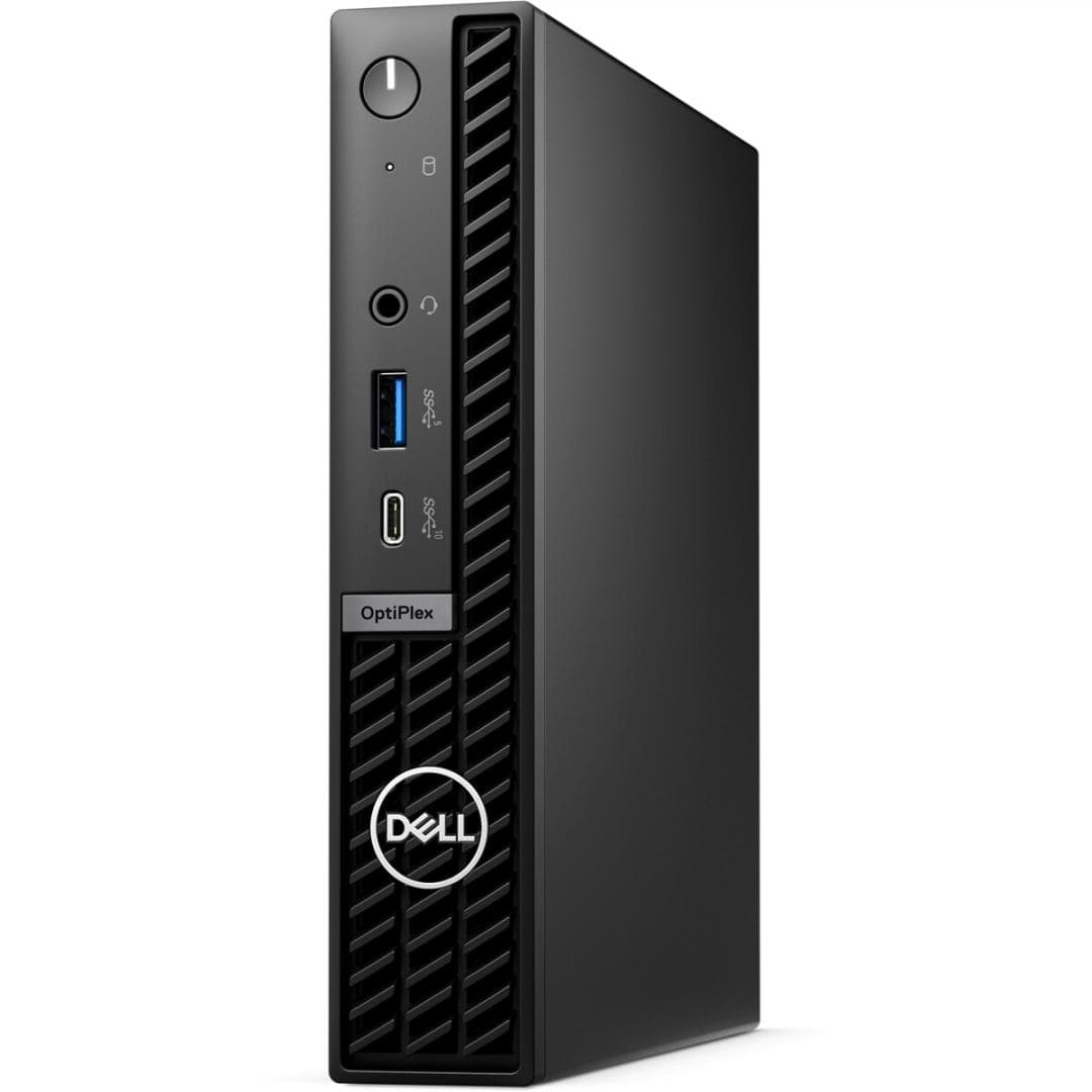 Desktop Business Dell OptiPlex 7020 MFF cu procesor Intel Core i3-13100T pana la 4.4 GHz, 8 GB DDR5, 256GB SSD, Intel UHD Graphics 730, Linux, Black