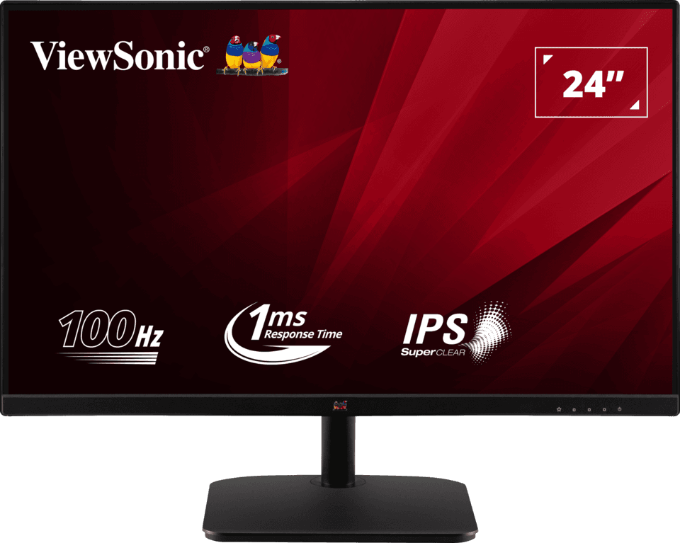Monitor Consumer ViewSonic VA2432-H, 24", 1920 x 1080 pixeli, Black