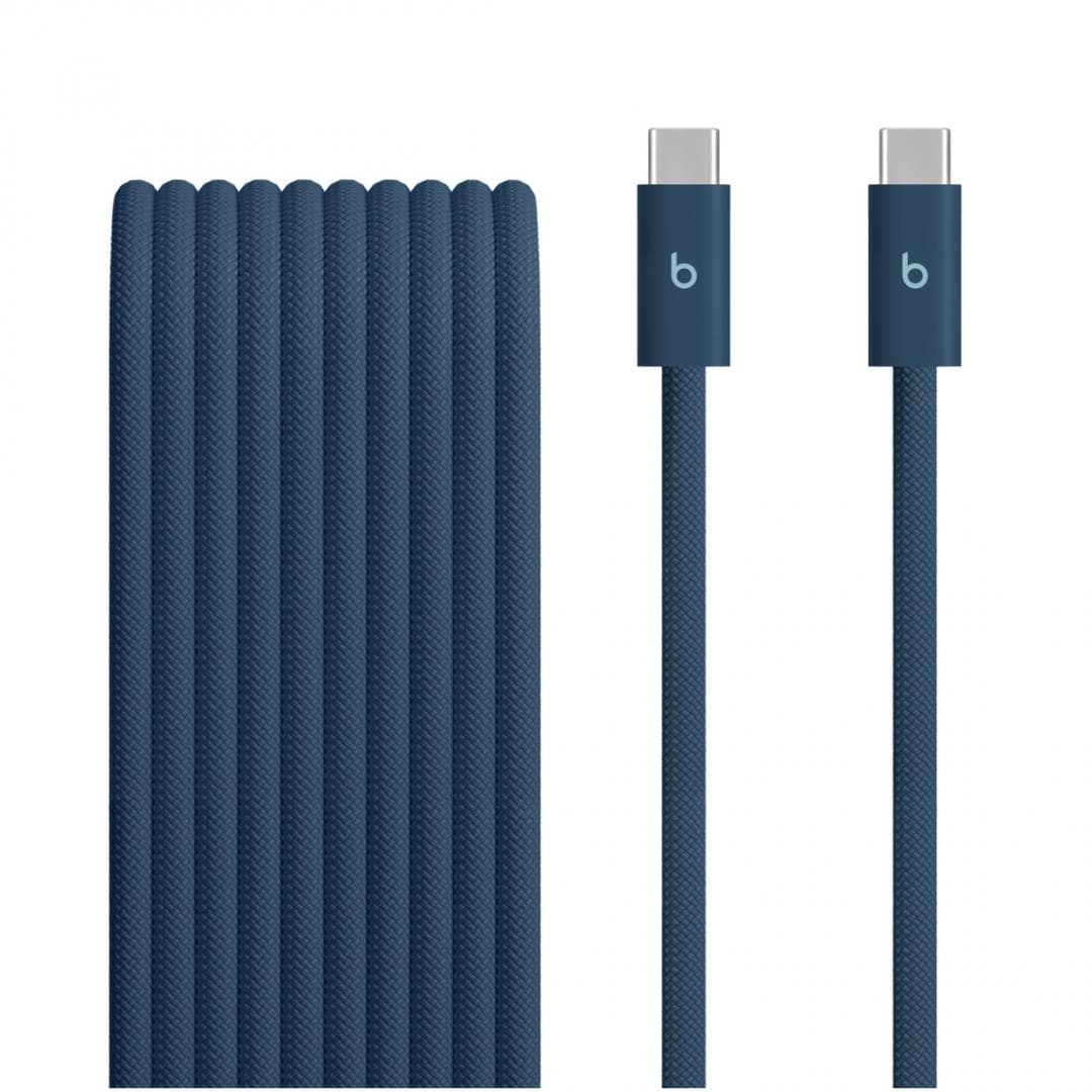 Beats 240W USB-C to USB-C Braided Cable (3 m) - Nitro Navy — miniatură