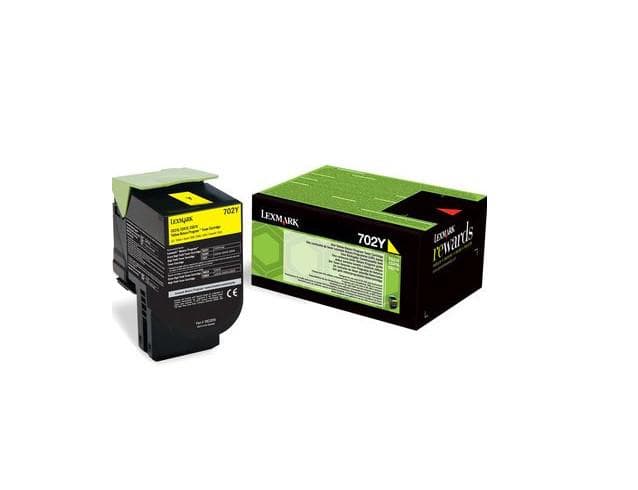 Toner LEXMARK 702YE, Yellow