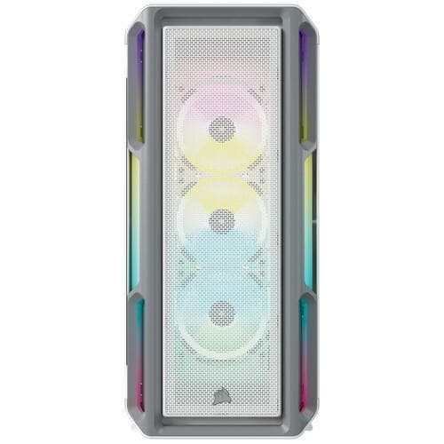 Carcasa CORSAIR iCUE 5000T RGB, Mid Tower, White — miniatură