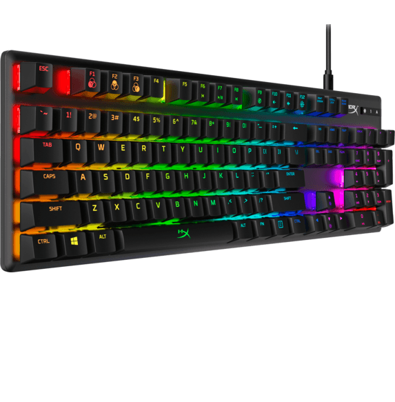Tastatura Mecanica Gaming HyperX Alloy Origins, RGB, USB, Negru — miniatură
