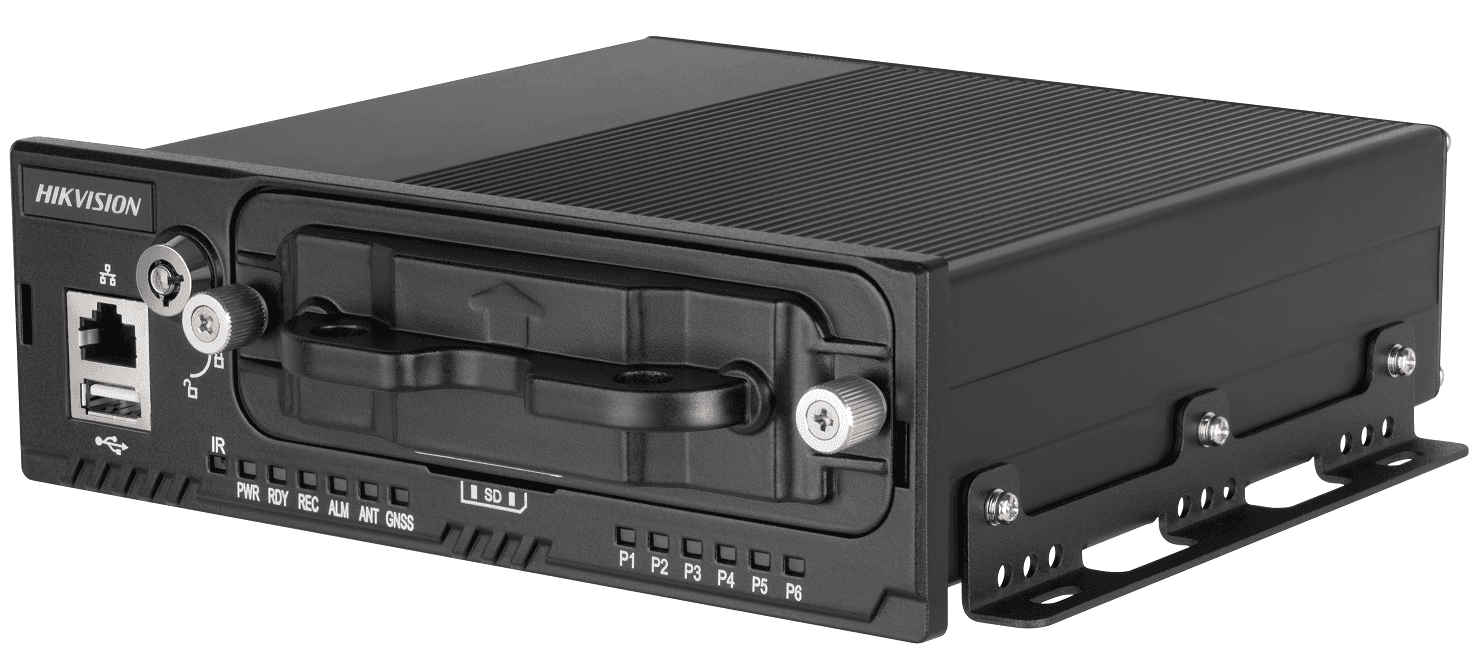 NVR Hikvision AE-MN5043(RJ45) 4-ch , H.264/H.265, 2 x HDD/SSD Mobile NVR 4-ch IP cameras connectable via PoE interfaces, and 4-ch IP cameras extendable via PoE switch. Up to 5MP resolution of H.264/H.265 compression for each IP camera.( *Support this function since V5.6.4 ) Pluggable 2 × 2.5 inch