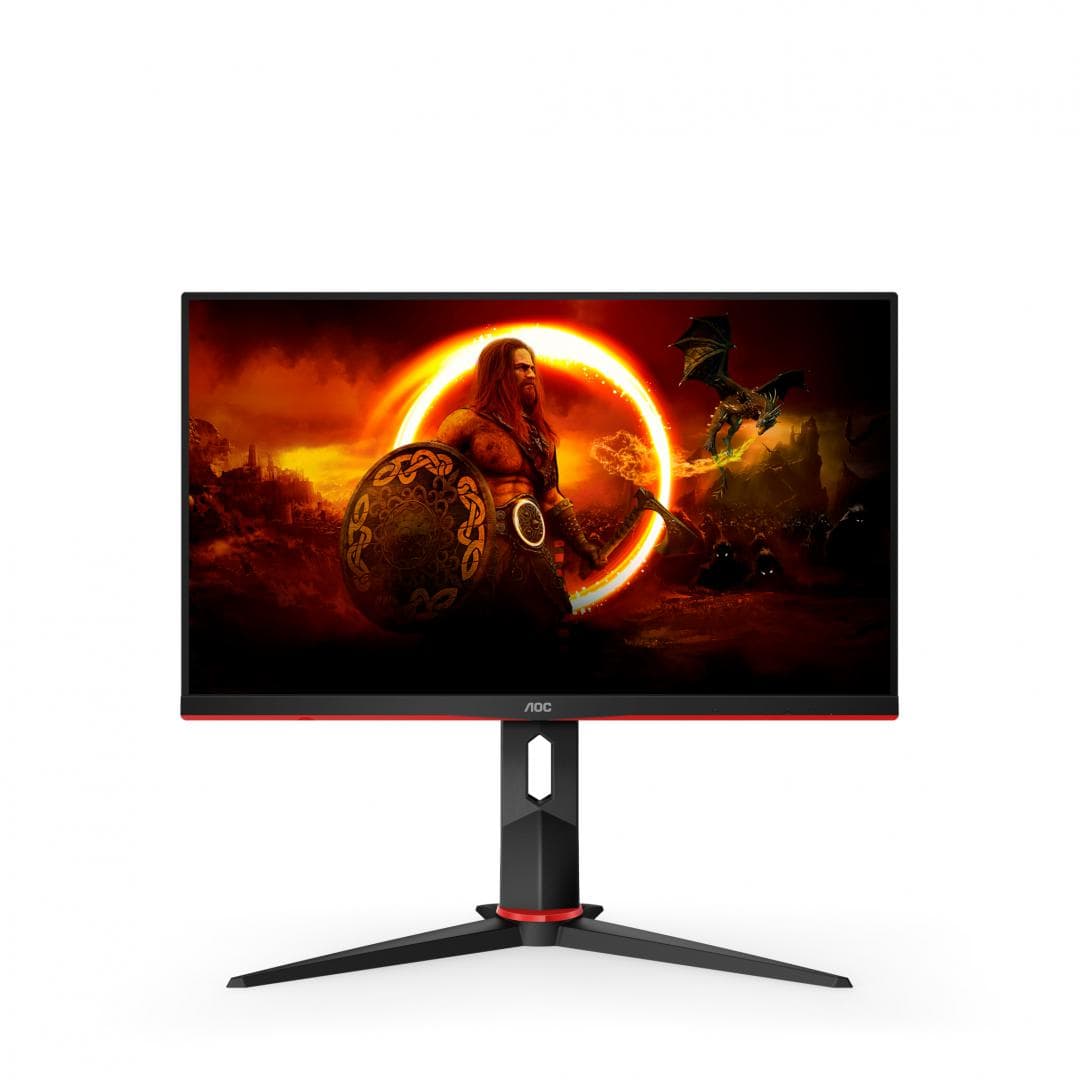Monitor Consumer AOC Q24G2A/BK, 23.8", 2560 x 1440 pixeli, Black, Red — miniatură