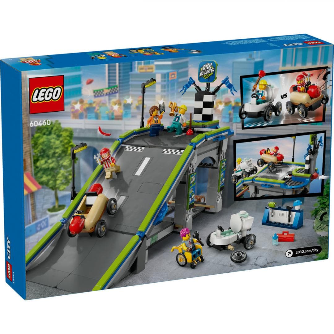 FARA LIMITE: RAMPA PENTRU CURSE DE MASINI, LEGO 60460 — miniatură
