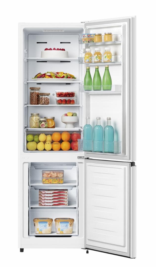 Combina frigorifica HEINNER HCNF-HS255E++, No Frost, 255 l, Clasa E, Alb — miniatură