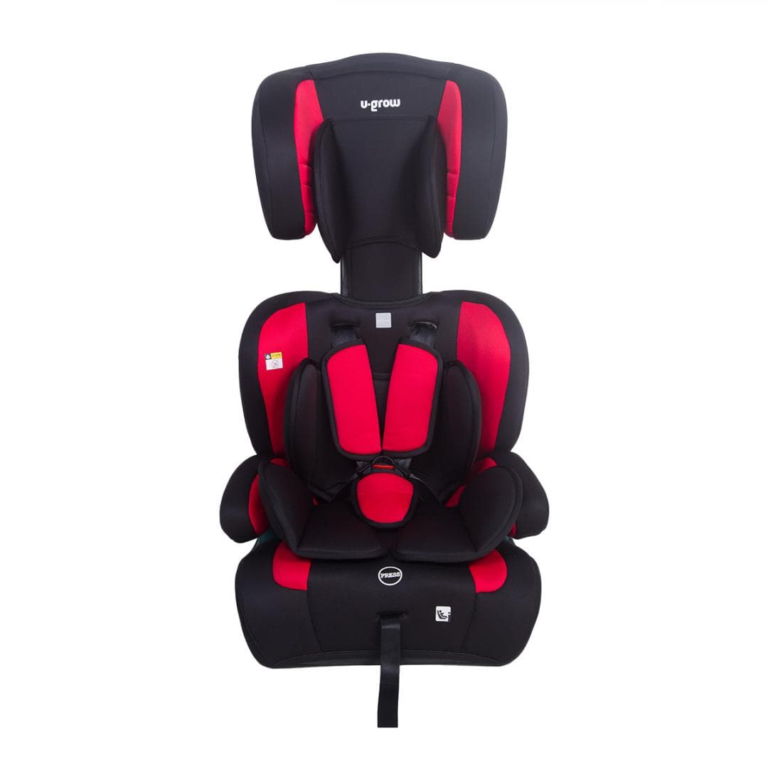 Scaun auto/inaltator, 76-150CM(15M-12Y), R129, rosu/negru, U-Grow — miniatură