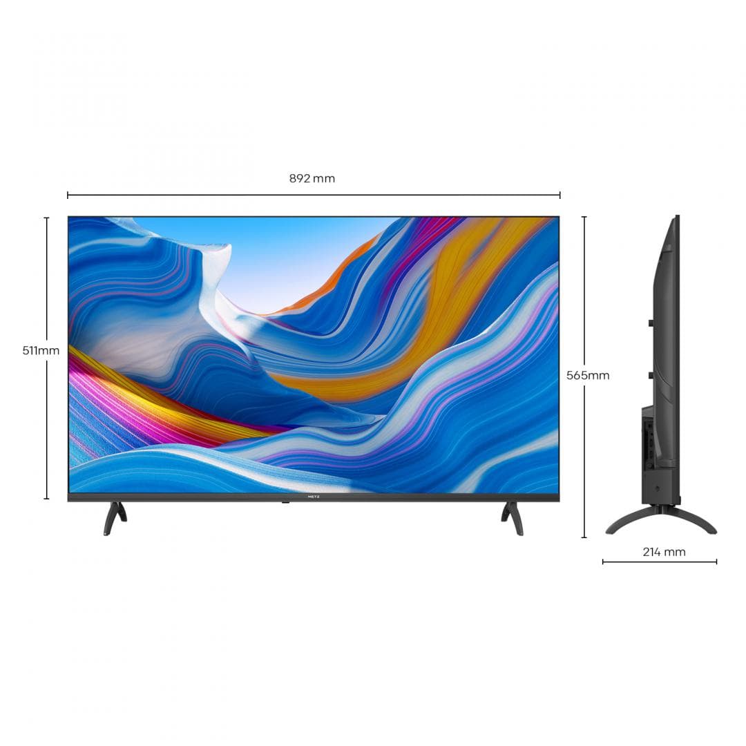 Televizor METZ LED 40MTE6000, 100 cm, Smart Google TV, Full HD, Clasa E (Brand German) — miniatură