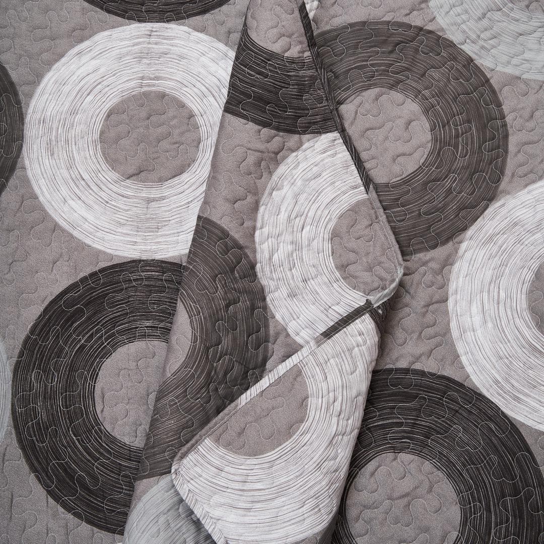 CUVERTURA MATLASATA 200X220 CM CIRCLE — miniatură