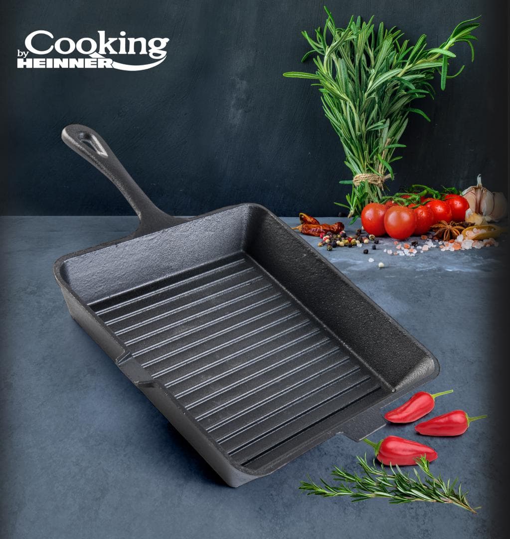 TIGAIE GRILL FONTA PURA, 25 X 4.7 CM, COOKING BY HEINNER — miniatură