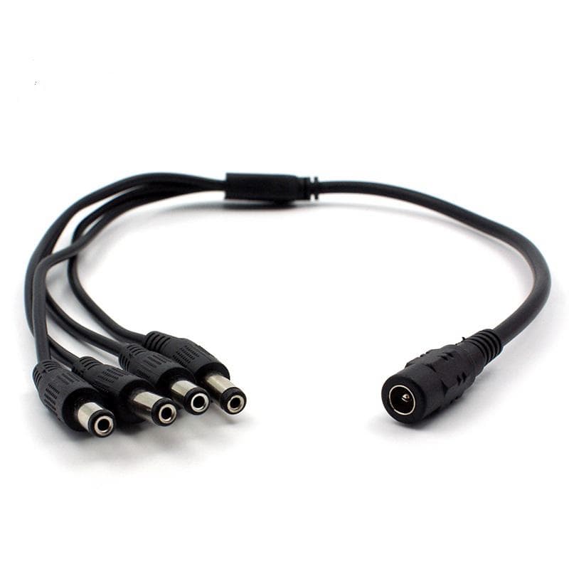 CABLU ALIMENTARE TIP SPLITTER 1 TO 4 DC1-4 Pachet 10 bucati — miniatură
