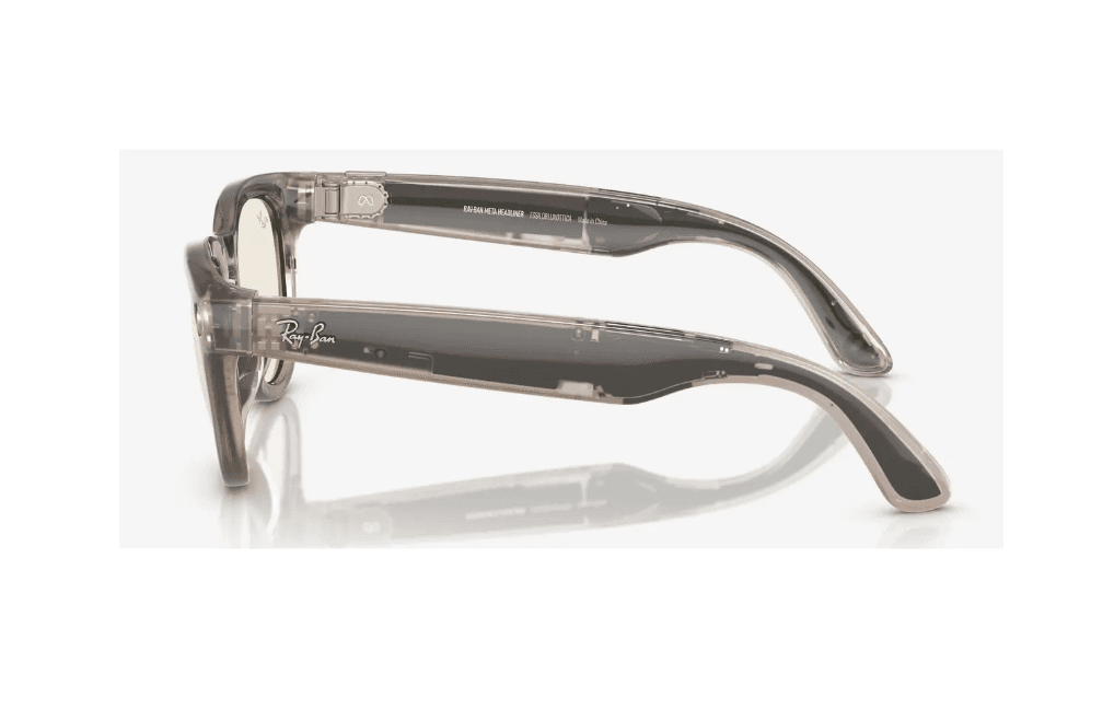 RayBan Meta Headliner Shiny Warm Stone/Dark Green Transitions — miniatură