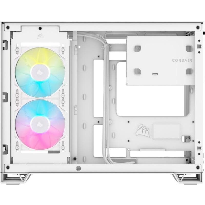Carcasa CORSAIR 2500X RGB, RGB, Mini Tower, White — miniatură